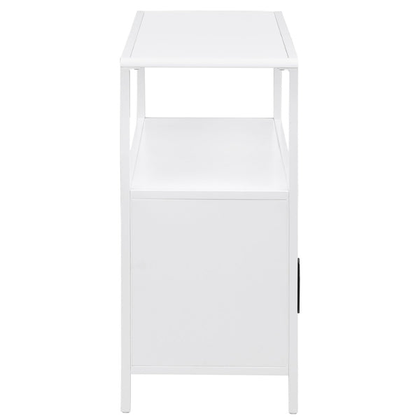 English Elm Clackamas Engineered Wood Shoe Cabinet with Hairpin Legs and Matte Gold Hardware B062P440089