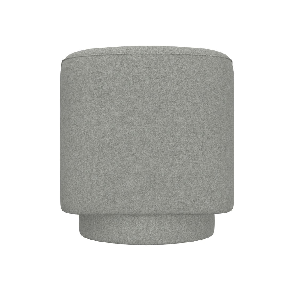 English Elm Wallace & Bay - Gray Swivel Accent Chair - Modern Meteor Gray Upholstered Comfort For Living Rooms And Offices B361P384447-GIGA