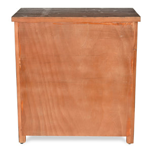 Homeroots 28" Brown Wood Four Drawer Sideboard   399696