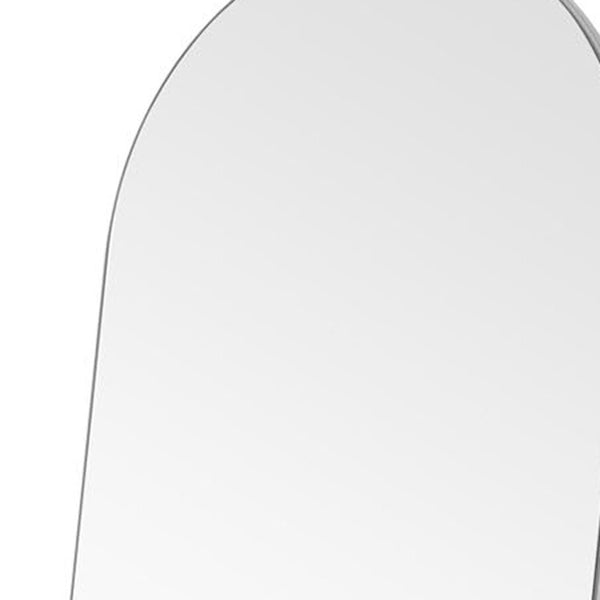 Homeroots Silver Arch Metal Framed Silver Glass 399779