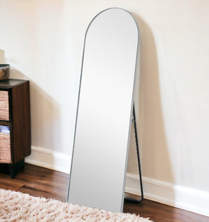 Homeroots Silver Arch Metal Framed Silver Glass 399779