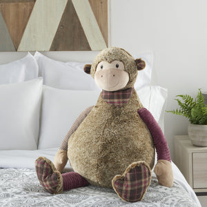 Homeroots Brown 23" X 24" Novelty Polyester Throw Pillow   399801