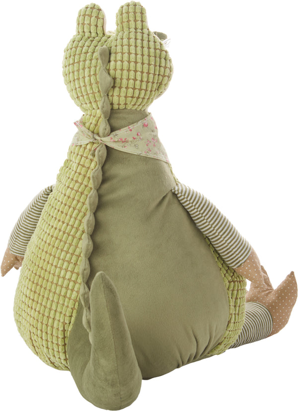 Homeroots 26" Green Novelty Fabric Throw Pillow - Decorative & Cozy Accent For Sofa, Chair, Or Bed Ensemble   399816