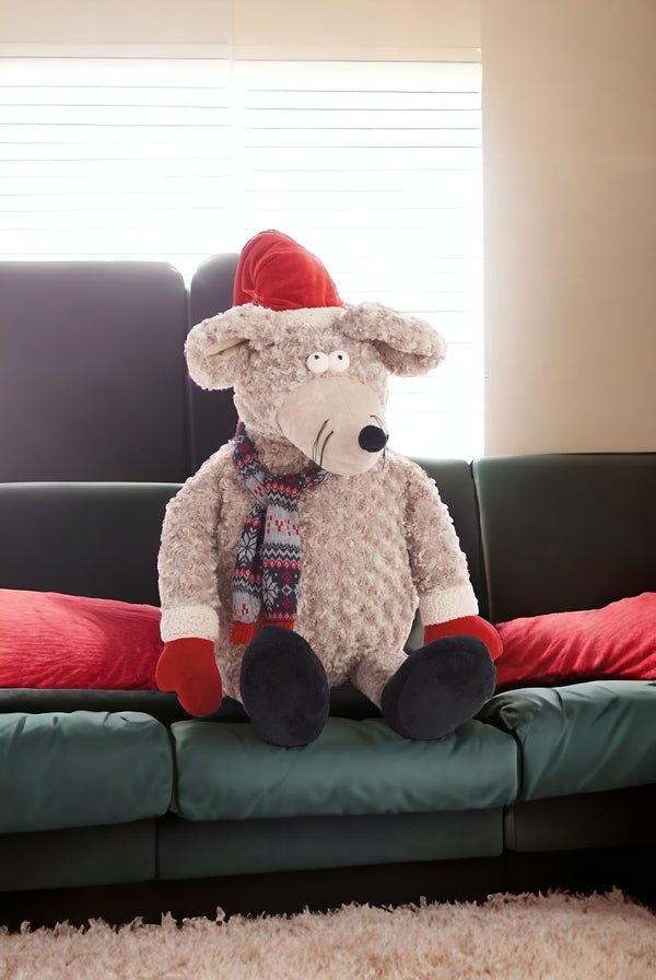 Homeroots Grey 23" X 24" Novelty Polyester Throw Pillow   399817