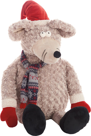 Homeroots Grey 23" X 24" Novelty Polyester Throw Pillow   399817