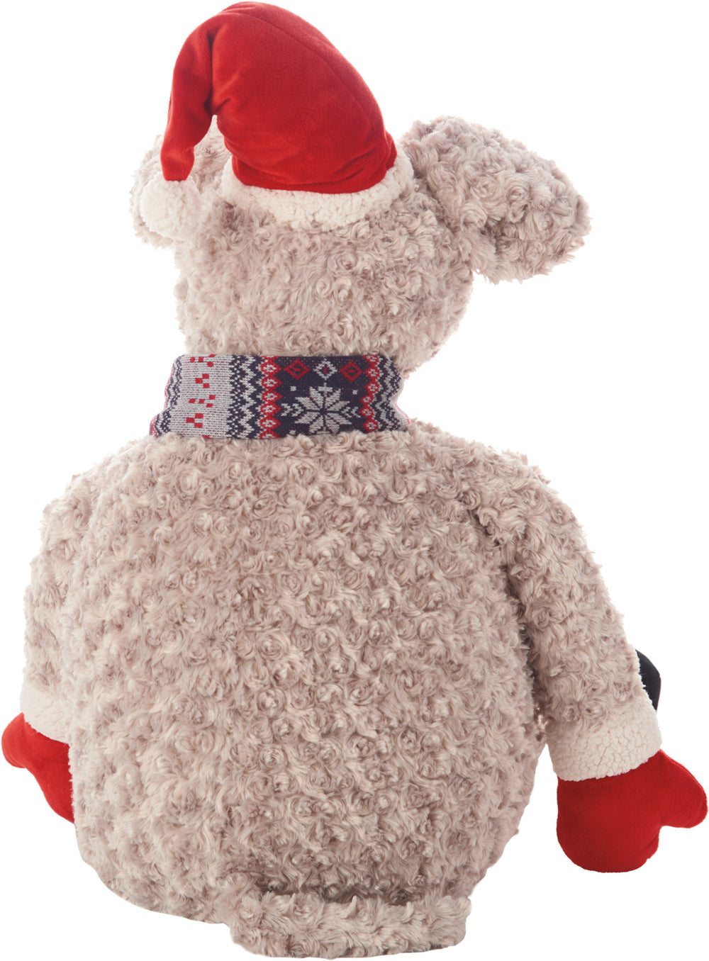 Homeroots Grey 23" X 24" Novelty Polyester Throw Pillow   399817