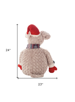 Homeroots Grey 23" X 24" Novelty Polyester Throw Pillow   399817