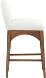 Waldorf Cream Boucle Fabric Stool 399Cream-C Meridian Furniture