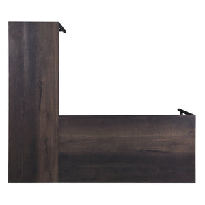 OSP Home Furnishings Contempo L-shaped Desk Ozark Ash
