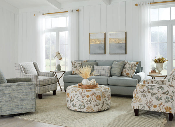 Fusion Dizzy Queen Sleep Sofa With 5 Pillows, Tapered Legs & Reversible Cushions For Ultimate Comfort Multi Ws,84% Polypropylene,16% Polyester 39-04kp Dizzy Iron Queen Sleep Sofa