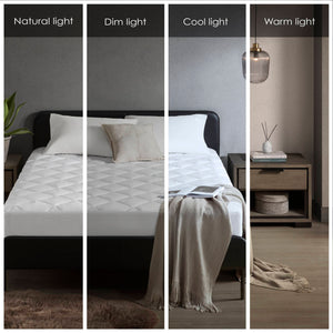 English Elm Overfilled Deep Pocket Mattress Pad Twin - Cooling Nylon Jersey, Silky Feel, Noiseless, Oeko‑Tex Certified, Deep 18" Fit White 17.72 L x 15.94 W x 6.3 H B035P268148