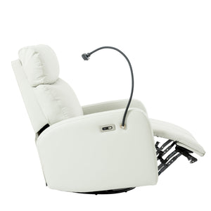 English Elm 270° Power Swivel Rocker Recliner Chair - Electric Glider With Usb Ports For Ultimate Comfort & Style W1028S00028