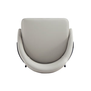 English Elm Gracie Metal Upholstered Barstool - Stone Gray Comfort With Sturdy Black Or Gold Frame Design B365P397984