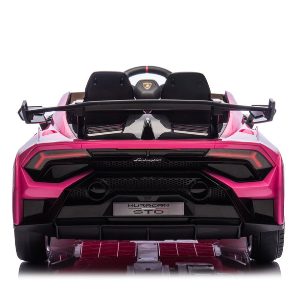English Elm Lamborghini Huracan Sto 24v Kids Ride on Drift Car with Led Lights and Remote W1578P210770