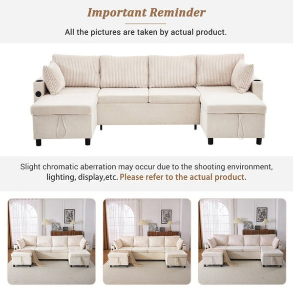 English Elm Swivel Barrel Accent Chair Chenille Tufted Round Club Seat for Living Room Lounge Beige N719S002230A