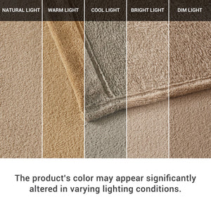 English Elm 4 Pcs Queen Micro Plush Sheet Set - Ultra-Soft Taupe Bedding For Year-Round Cozy Comfort & Style B035P319764