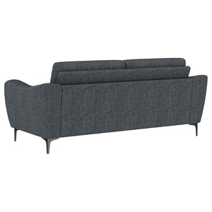 English Elm Oberle Tufted Sofa and Loveseat Set with Pocket Coil Seats for Modern Living Rooms B062S01617