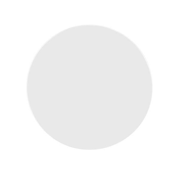 English Elm White 3-Piece Farmhouse Dining Set With Round Table & 2 Ladder-Back Chairs For Cozy Spaces B011S00925-GIGA