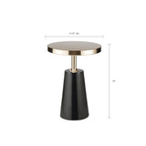 Madison Park Sophia Transitional Accent Table MP120-0597 Black/Gold