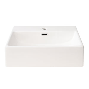 English Elm 20-Inch modern bathroom vanity with ceramic sink, soft-close door and ample storage for small spaces Green WF324691AAF