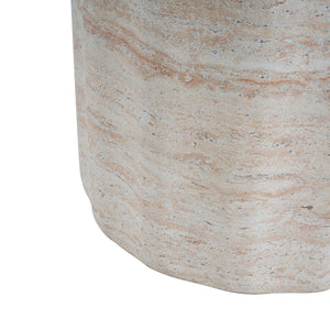 English Elm Christopher Knight Home® - Outdoor/Indoor Lightweight Concrete Side Table In Elegant Travertine Finish For Versatile Use N773P253790Z