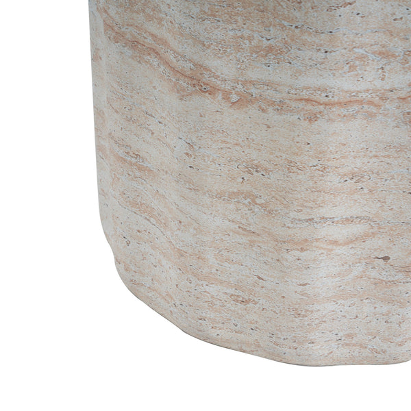 English Elm Christopher Knight Home® - Outdoor/Indoor Lightweight Concrete Side Table In Elegant Travertine Finish For Versatile Use N773P253790Z