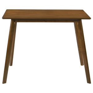 English Elm Aston Mid-century Counter Height Dining Set Walnut Finish Bentwood Chairs for Kitchen B062S01657