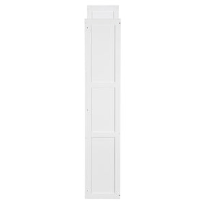 English Elm Queen Size Murphy Bed With Integrated Desk, Vanity & Storage - Stylish Space Saver For Small Living N820S00057K-GIGA