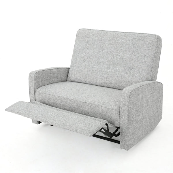 English Elm Christopher Knight Home® - 47" Wide Manual Standard Recliner with Plush Fabric Upholstery, Spacious 47" Seat, Durable Frame, Comfort LIGHT GREY 61259.00LGTW