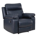 OSP Home Furnishings Bryson Recliner  Navy