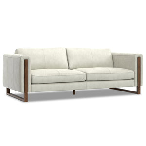 English Elm Richard 83-Inch Eco-Conscious Sofa: Luxurious Semi-Aniline Leather, Spacious Comfort & Easy Care B136P364300-GIGA