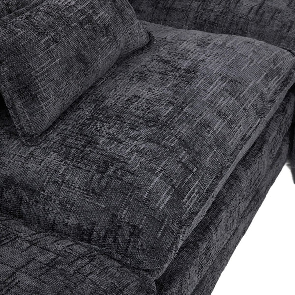 English Elm United We Win 112" Oversized Chenille Sectional Sofa With Storage Ottoman, Usb Ports & Phone Holder W1568S00192-GIGA