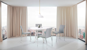 OSP Home Furnishings Conway Stacking Chair Smoke