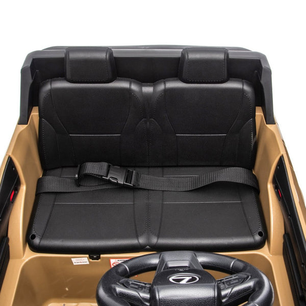 English Elm Lexus Gx550 Two Seat Kids Ride on with 24v Power Remote Control and Suspension Champagne W1578P416234