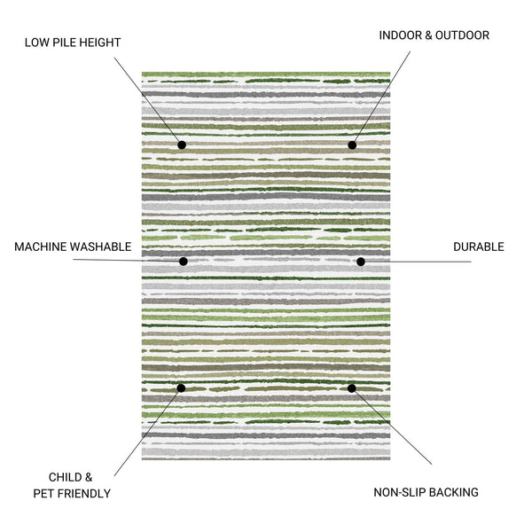 English Elm SPHINX 2170YP 40"x60" Washable Indoor Outdoor Accent Rug - Non-Slip, Durable, Kid & Pet Friendly B186P261378