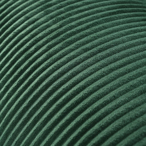 English Elm U_Style L-Shaped Modular Sofa Bed Corduroy with Iron Back Support, No Assembly, Plush Comfort Green WY000448AAC