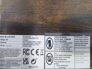 English Elm Kitchen Storage Cabinet Modern Farmhouse Buffet Sideboard with Spacious Drawers and Sturdy Storage Slate finish Black W2386P207772