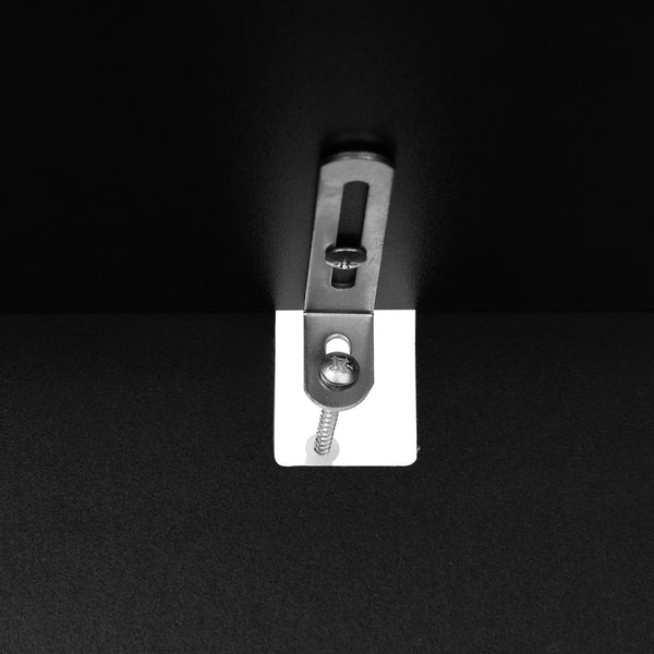 English Elm VIBE Modern Hall Tree with Shoe Cabinets, 3-Seat Bench, 7 Hooks & Adjustable Shelves, 79" wide Black SJ000147AAB