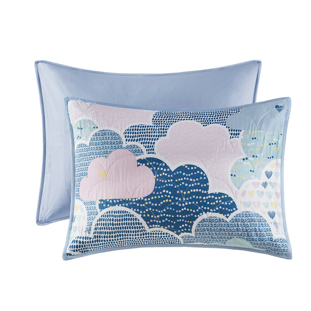 Amazon 91094 Urban Habitat Kids - Reversible Cotton Quilt Set With Whimsical Cloud