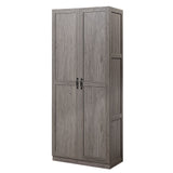 Manhattan Comfort Hopkins Modern Storage Closet Grey 3GLF-GY