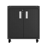 Manhattan Comfort Fortress Modern Garage Cabinet Charcoal Grey 3GMCC-CH