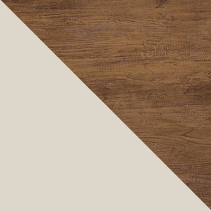 Windsor 53.54 TV Stand in Off White and Nature 3LC1 Manhattan Comfort