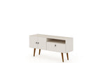 Manhattan Comfort Tribeca Mid-Century Modern TV Stand Off White 3PMC6