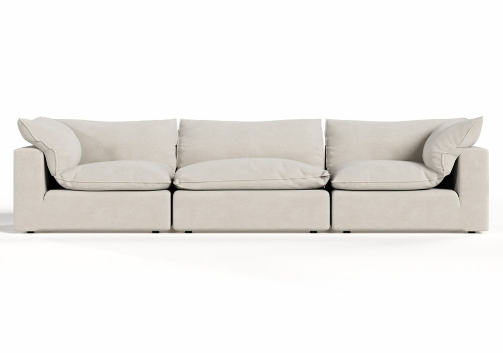 VIG Furniture Garman Modern Light Grey 3-Piece Modular Sectional Sofa — Versatile Configurable Seating, Durable Upholstery, Plush Comfort VGKKKF2651-MOD-GRY-SECT-3-Piece Sectional