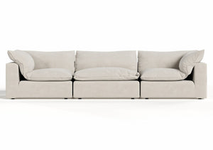 VIG Furniture Garman Modern Light Grey 3-Piece Modular Sectional Sofa — Versatile Configurable Seating, Durable Upholstery, Plush Comfort VGKKKF2651-MOD-GRY-SECT-3-Piece Sectional