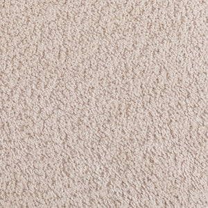 English Elm Accent Japandi Boucle Sofa Chair - Beige 1-Seater Cloud Couch, Solid Wood Legs, Minimalist Comfort W2664P381651