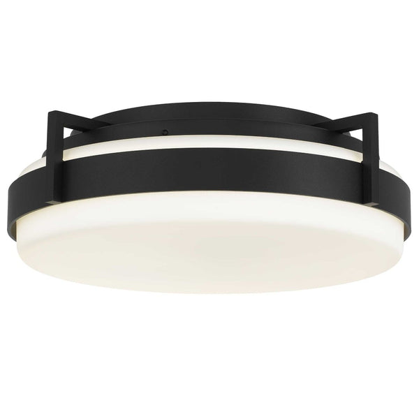 English Elm 12 Inch Led Flush Mount Ceiling Light Dimmable Selectable Color Temperature Glass Diffuser B370P399051