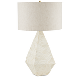 Elysium White Table Lamp