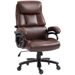 English Elm Vinsetto Pu Leather Big & Tall Office Chair - 400Lb Capacity, Ergonomic Comfort, Adjustable Height W2225P173832-GIGA