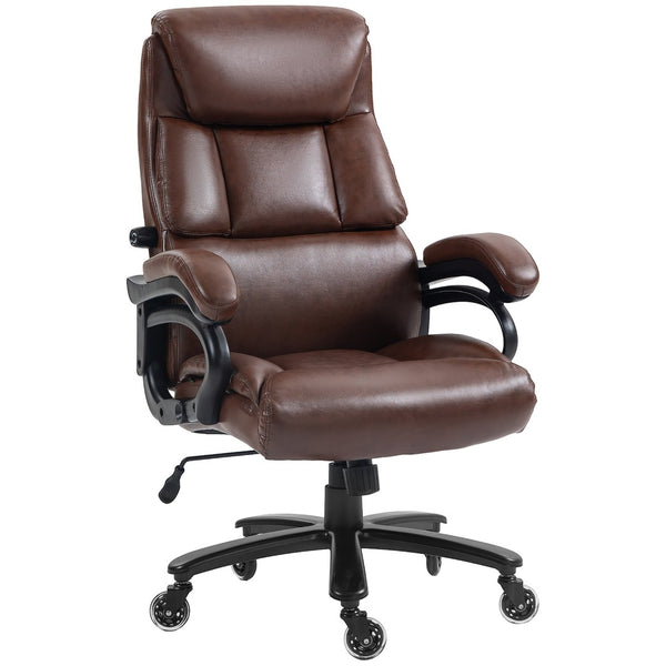 English Elm Vinsetto Pu Leather Big & Tall Office Chair - 400Lb Capacity, Ergonomic Comfort, Adjustable Height W2225P173832-GIGA